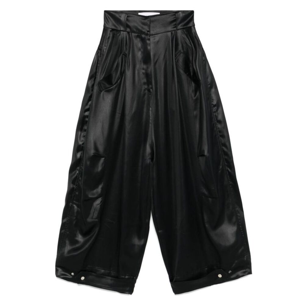 Niccolò Pasqualetti Black Trousers - Tapered Trousers Women